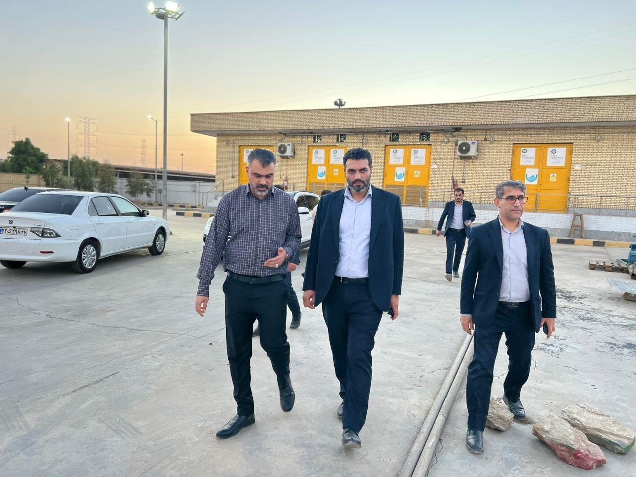 بازدید فرماندار اهواز از ایستگاه پمپاژ فاضلاب ملی‌راه6